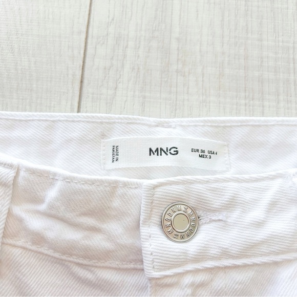 Mango white high waisted wide leg jeans - Picture 6 of 15